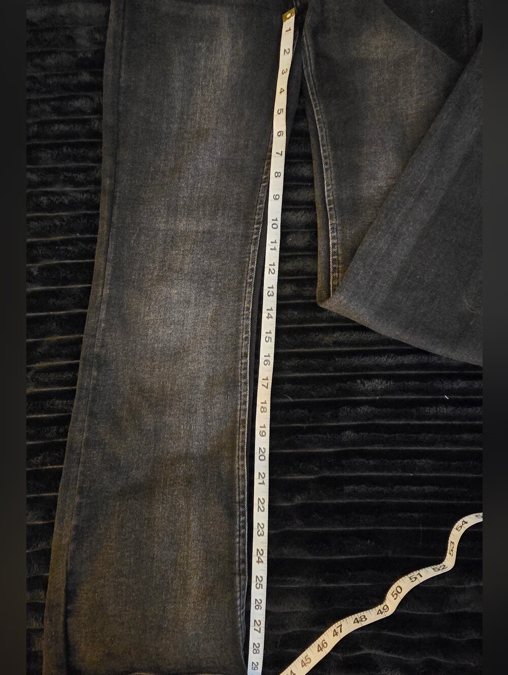 Disclosure Black Wash Low Mid Rise Bootcut Stretch Jeans Sz 7 Jrs NWOT - Picture 8 of 10